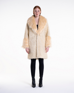 CURLY POP MIX Personalizzato - Cappotto in faux fur