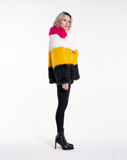 LOLLI POP - fucsia/white/mimosa/black