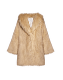 ALLOVER THE POP - oversize con cappuccio Beige