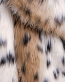 COOL POP - Pelliccia in faux fur leopardato a pelo lungo