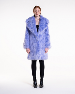 PUFFY POP - Pelliccia voluminosa in faux fur Lilla