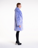 PUFFY POP - Pelliccia voluminosa in faux fur Lilla