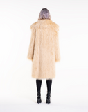 PUFFY POP - Pelliccia voluminosa in faux fur Burro