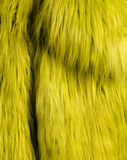 COOL POP - Pelliccia Voluminosa In Faux Fur Lime