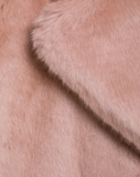 TEDDY POP - Pelliccia faux fur rosa nude
